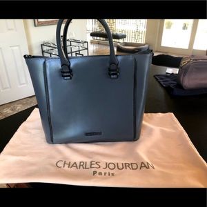 Charles Jourdan leather shoulder bag